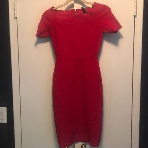 BCBGMAXAZRIA NWT KISHA SANGRIA BANDAGE DRESS